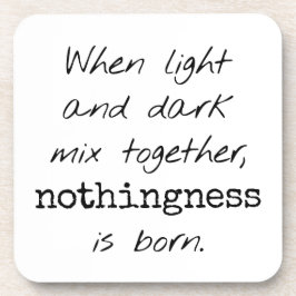 Posavasos Monstruo De Plástico Duro Claro Y Oscuro