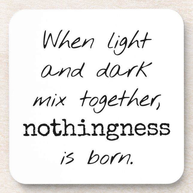 Posavasos Monstruo De Plástico Duro Claro Y Oscuro (Frente)