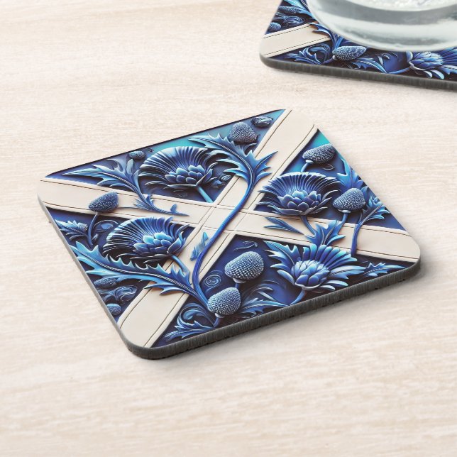 Posavasos Monstruo de plástico duro con diseño de pistolas e (Lado Izquierdo)