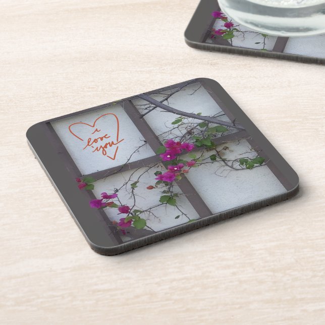 Posavasos Monstruo de plástico duro con marco (Lado Izquierdo)