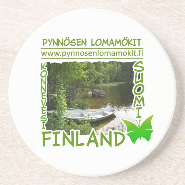 Posavasos Monstruo de Pynnösen Lomamökit (Frente)