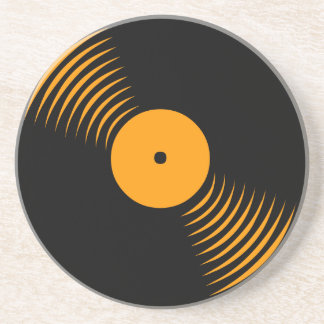 Posavasos Monstruo de registro de vinilo retro Corey Tiger 8