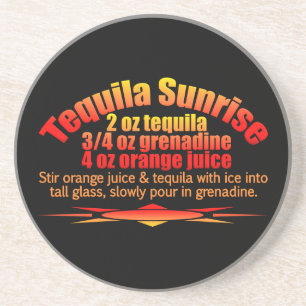 Posavasos Monstruo de Tequila Sunrise