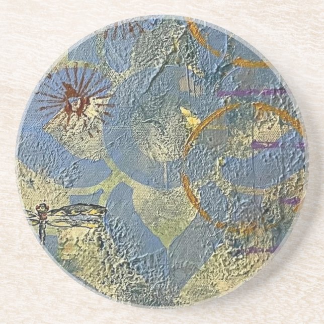 Posavasos Monstruo de triciclo de la libélula (Frente)