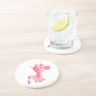 Posavasos Monstruo de unicornio de burbuja de Personalizado