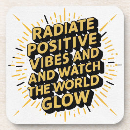 Posavasos Monstruo de vibraciones positivas