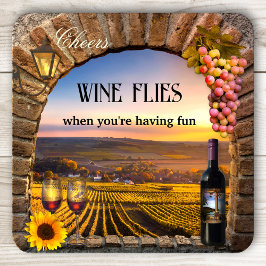 Posavasos Monstruo de vino de arte italiano original