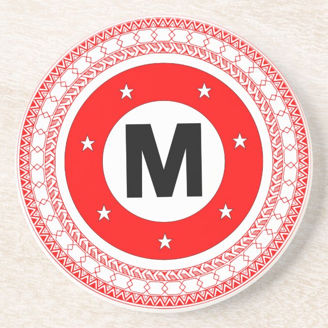 Posavasos Monstruo de voleibol tribal de Manukai (Frente)