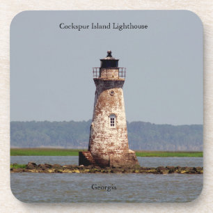 Posavasos Monstruo del faro de Cockspur Island