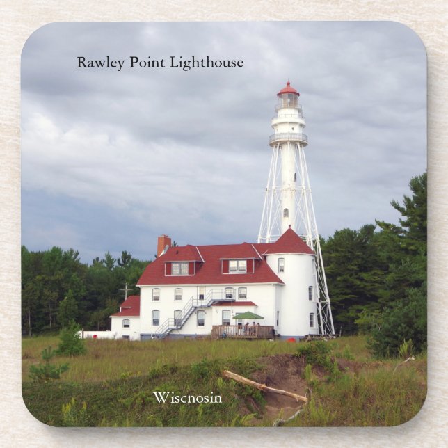 Posavasos Monstruo del faro de Rawley Point (Frente)