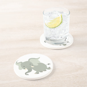 Posavasos Monstruo elefante con Personalizado de moras