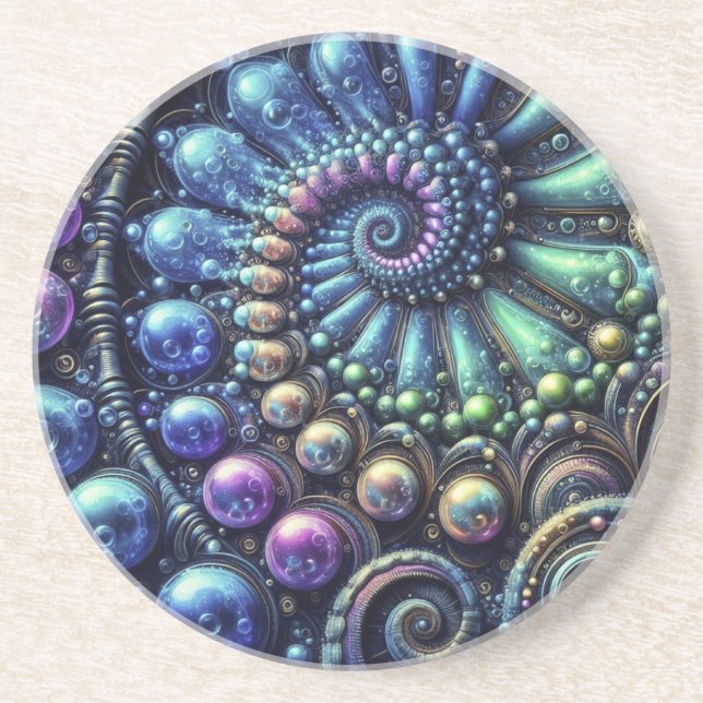 Posavasos Monstruo espiral de Alien (Frente)