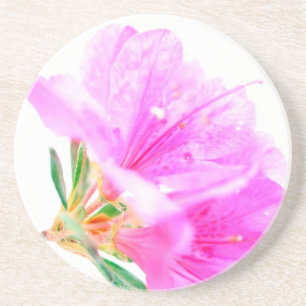 Posavasos Monstruo floral suave rosado
