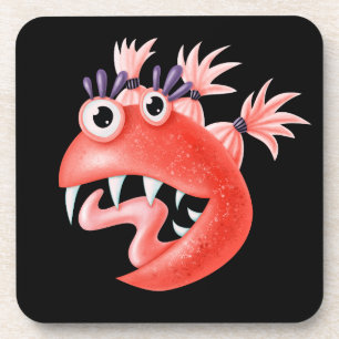 Posavasos Monstruo gracioso y gracioso de Weird