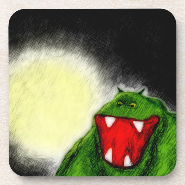 Posavasos Monstruo nocturno (Frente)