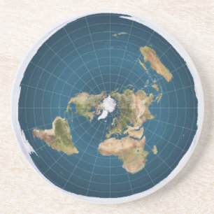 Posavasos Monstruo plano de la bebida de la Tierra