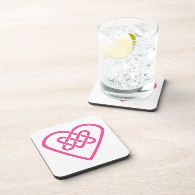 Posavasos Monstruo plástico del corazón celta (Lado Derecho)