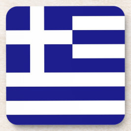 Posavasos Monstruo plástico duro con bandera de Grecia