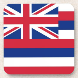 Posavasos Monstruo plástico duro con bandera de Hawaii, Esta
