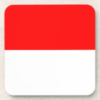 Monstruo plástico duro con bandera de Indonesia