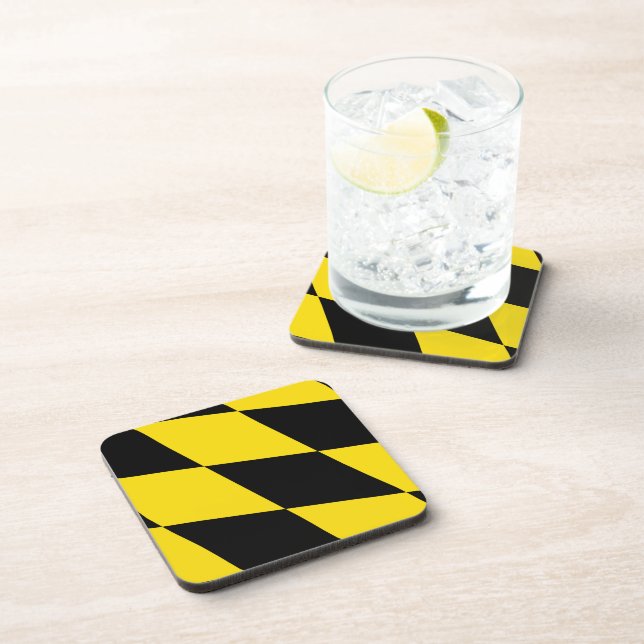 Posavasos Monstruo plástico duro con bandera de Múnich (Lado Derecho)