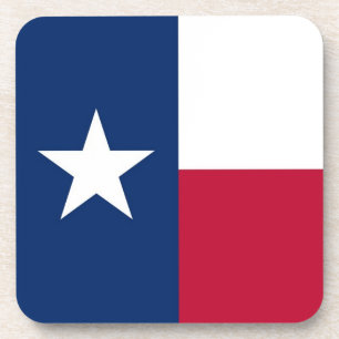 Posavasos Monstruo plástico duro con bandera de Texas