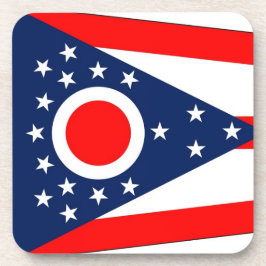 Posavasos Monstruo plástico duro con bandera del estado de O