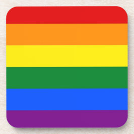 Posavasos Monstruo plástico duro con bandera del Orgullo LGB