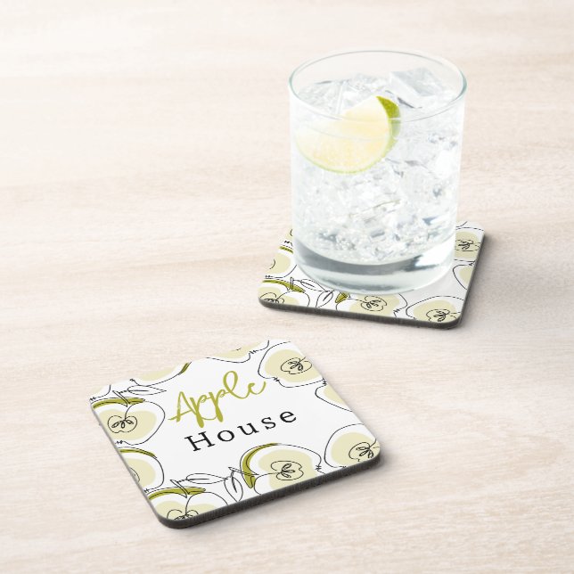 Posavasos Monstruo plástico duro con un patrón (Lado Derecho)