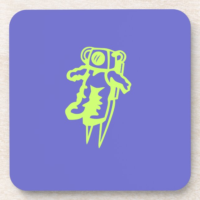 Posavasos Monstruo plástico duro de Spaceman (Frente)
