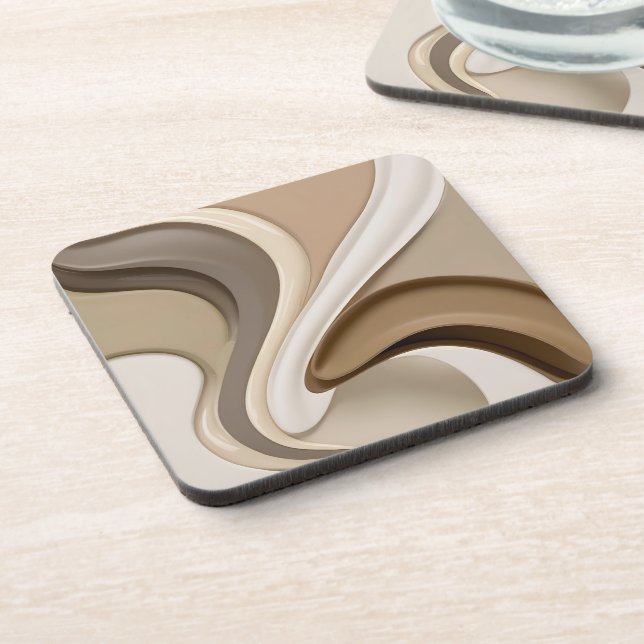 Posavasos Monstruo plástico duro en un gráfico elegante (Lado Izquierdo)