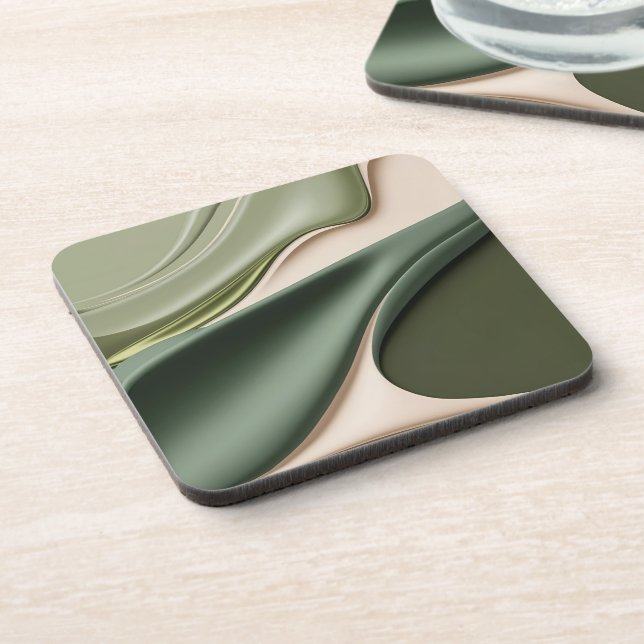 Posavasos Monstruo plástico duro en un gráfico elegante (Lado Izquierdo)