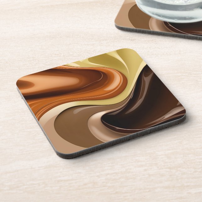 Posavasos Monstruo plástico duro en un gráfico elegante (Lado Izquierdo)