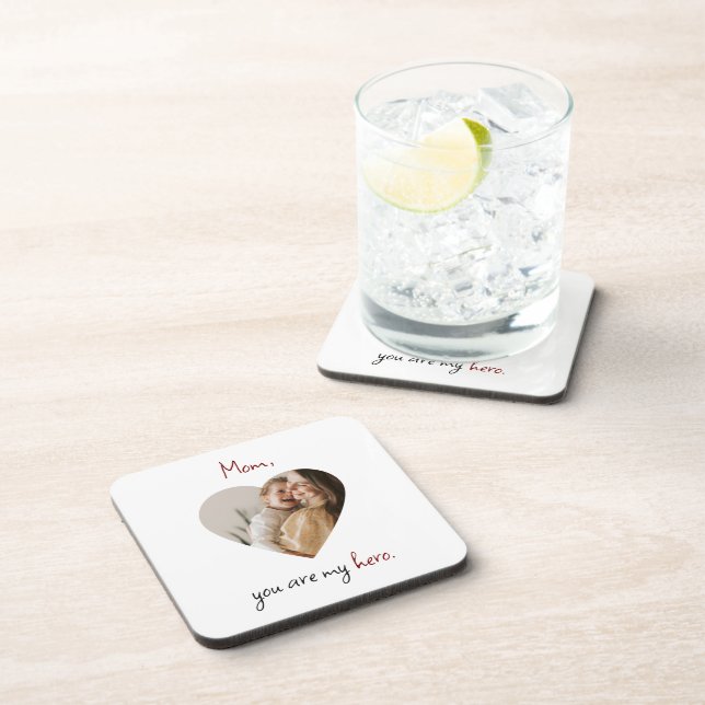 Posavasos Monstruo plástico duro personalizado para el día d (Lado Derecho)