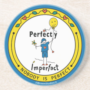Posavasos Monstruo redondo 2B perfectamente imperfecto