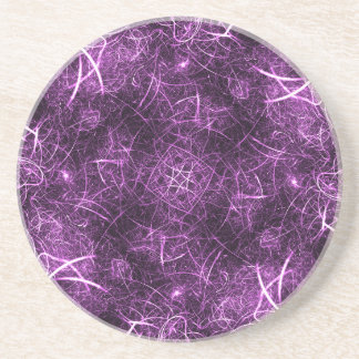 Posavasos Monstruo Sangria/Purple Fractal_Sandstone
