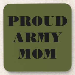 Posavasos Monstruo Set Orgulloso: Mamá del Ejército