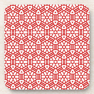 Posavasos Montaje de montaña - Hexagón con bares