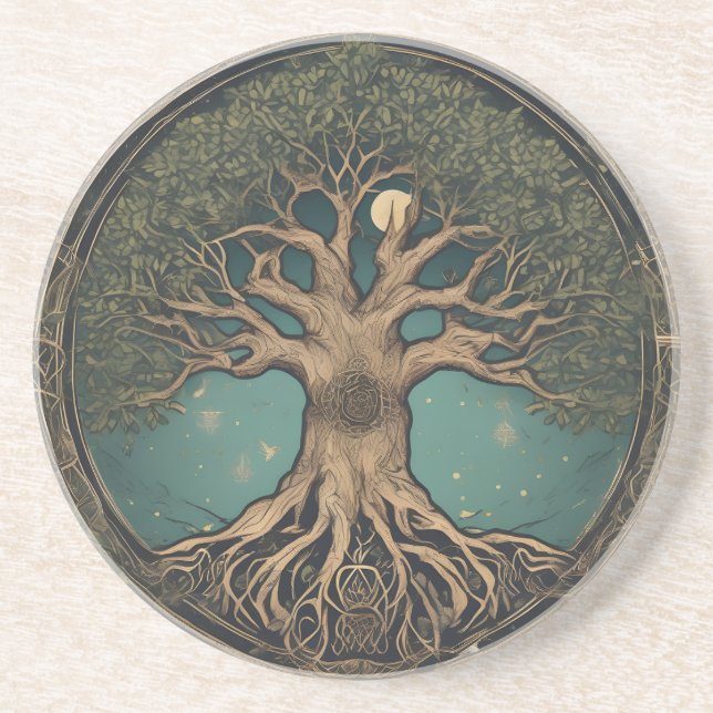 Posavasos Montaña arenisca árbol de la vida (Frente)