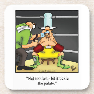 Posavasos Montaña cuajosa de vino divertida