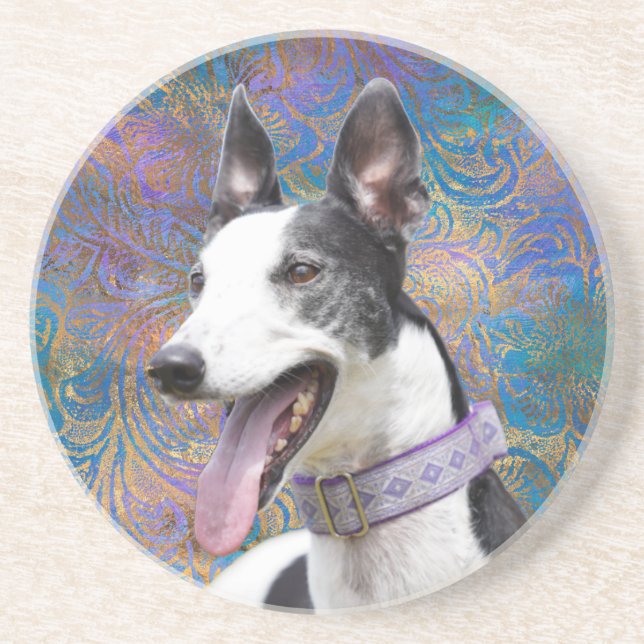 Posavasos Montaña de arena gris (Frente)