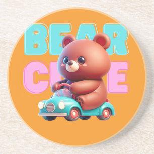 Posavasos Montaña de arenisca de oso suave