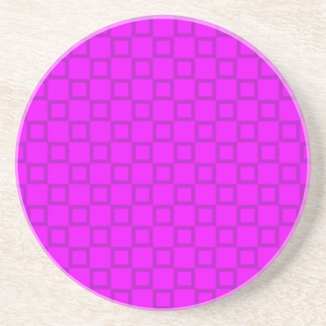 Posavasos Montaña de arenisca rosa rosa rosa clásica (Frente)