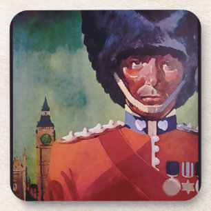 Posavasos Montaña de bebida Poster de Londres