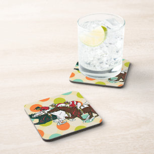 Posavasos Montaña de bebidas de caballos de raza