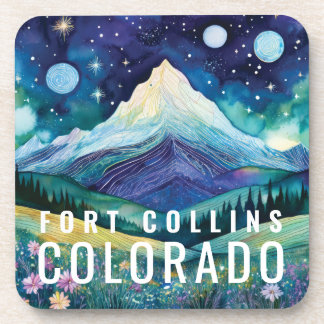 Posavasos Montaña de la Galaxia Cósmica Aquarela Turista Sen
