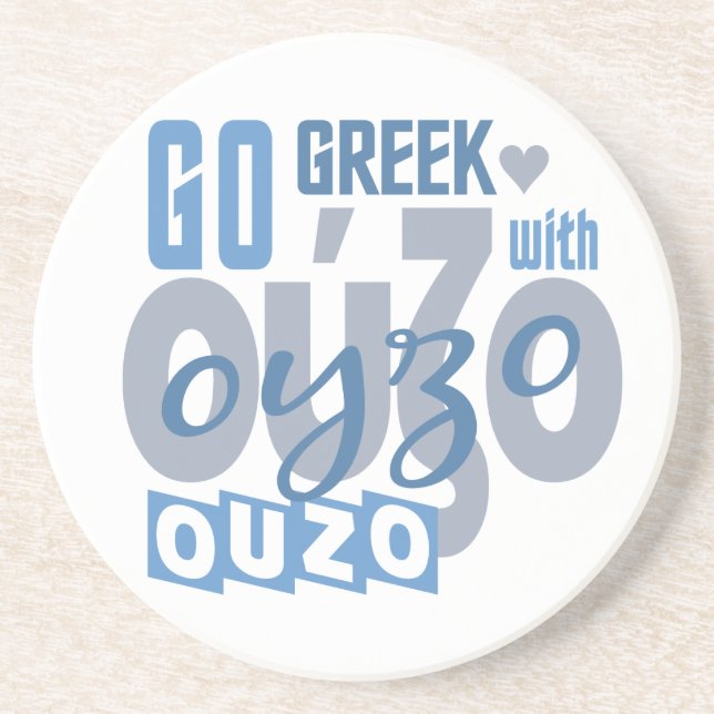Posavasos Montaña de Ouzo (Frente)
