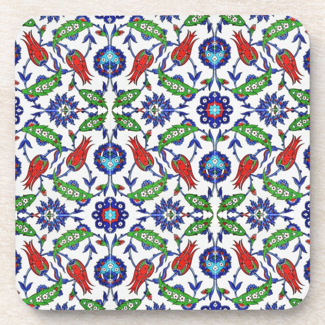 Posavasos montaña de tulipanes turcos (Frente)