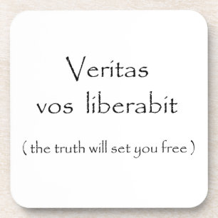 Posavasos Montaña de Veritas Liberabit-cork