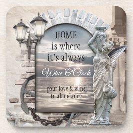 Posavasos Montaña de vino náutica clásica italiana